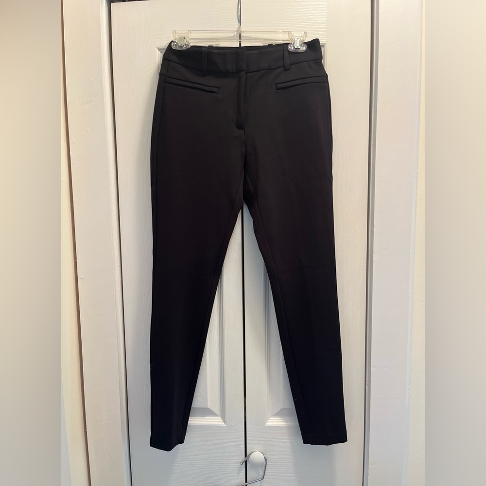 Elie Tahari skinny black dress pants